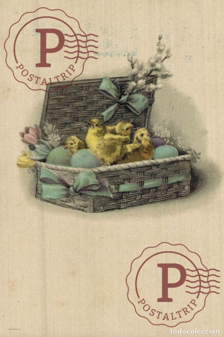 Postales: ILUSTRADA. ILLUSTRATEUR. PUBLICIDAD ESPA&Ntilde;A. LA CADENA. EL AGUILA. FABRICA DE JABONES LA PALMA VDA VI