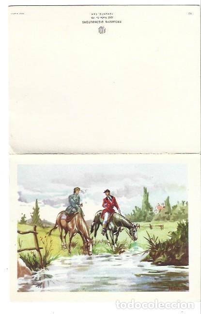 Postales: PAREJA DE JINETES A CABALLO.- (PLAZA EXCLUSIVE DISTRIBUTORS).- TORONTO / CANADA