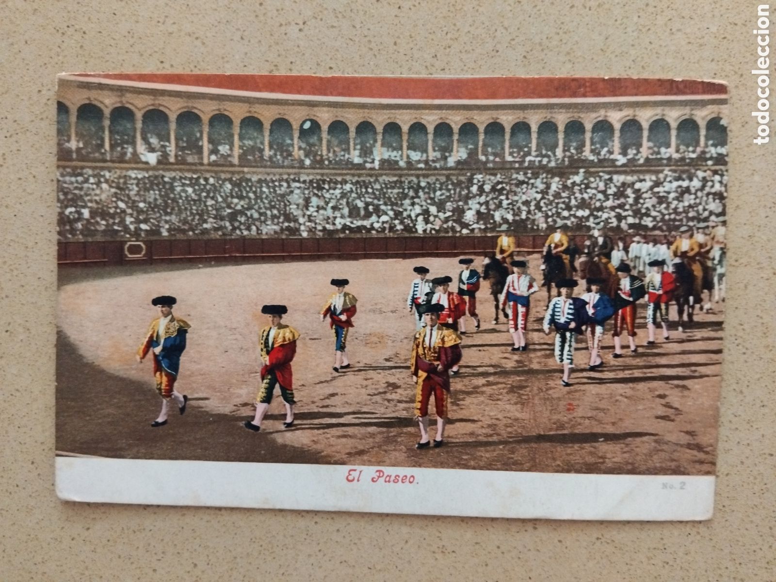 Postales: Postal tauromaquia. El paseo