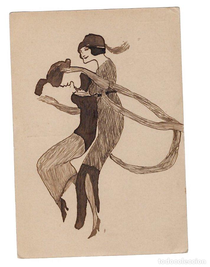 Postales: TARJETA POSTAL PINTADA A MANO. C.1910
