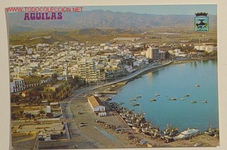 Postais: 6 - AGUILAS - VISTA DEL PUERTO . No circulada .