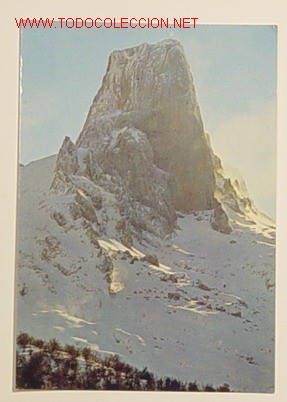 Cartoline: 107 - PICOS DE EUOPA - NARANJO DE BULNES EN INVIERNO . No circulada .