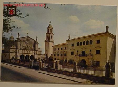 Cartoline: 21 - UBEDA - ESCUELAS DE LA SAGRADA FAMILIA Y TEMPLO DE CRISTO REY . No circulada .