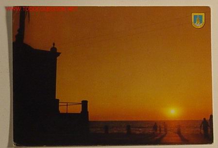 Postales: 33 - PUESTA DE SOL . Circulada a&ntilde;o 78 . - Foto 1