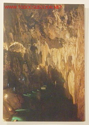 Postais: ARACENA.GRUTAS DE LAS MARAVILLAS-GARN LAGO.Circulada a&ntilde;o 79.