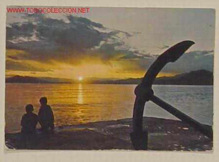 Postales: 1551-ESPA&Ntilde;A-PUESTA DE SOL.Circulada. - Foto 1
