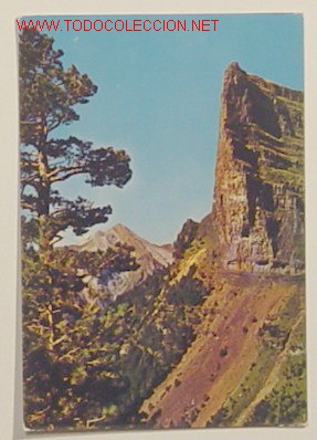Cartoline: .18 - PARQUE NACIONAL DE ORDESA - LA TENDENERA Y TOZAL DEL MALLO . No circulada .