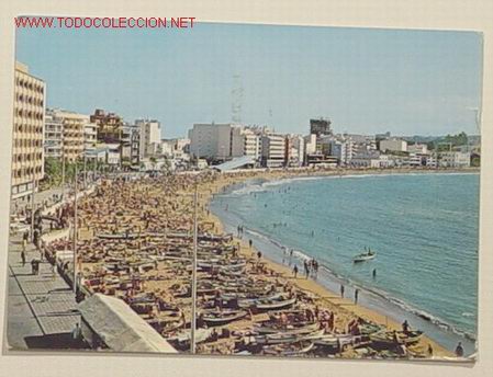 Cartoline: LAS ALMAS DE GRAN CANAIA N&ordf; 504 - PLAYA DE LAS CANTERAS - Circulada a&ntilde;o 72 .