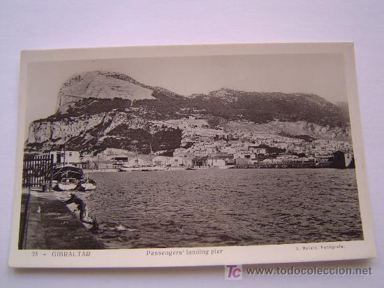 Postales: Postal de Gibraltar 23 Passengers landing pier - Foto 1