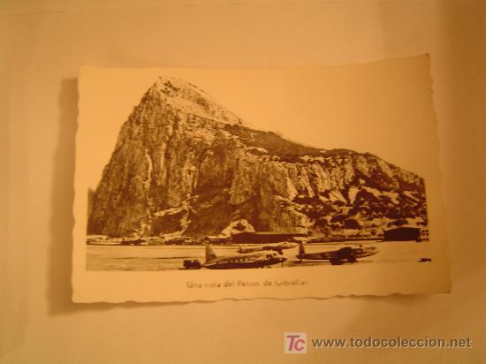 Cartes Postales: Bonita postal Una vista del Pe&ntilde;on de Gibraltar