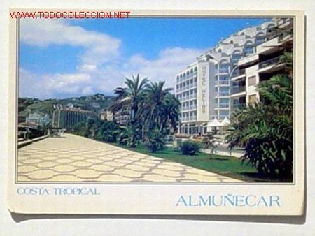 Postales: ALMU&Ntilde;ECAR-PLAYA SAN CRISTOBAL.P&ordm;MARITIMO.No circulada. - Foto 1