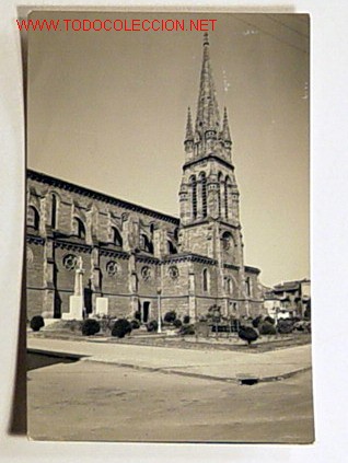Postais: POSTAL-52-TORRELAVEGA-PARROQUIA DE LA ASUNCION.Circulada,a&ntilde;o 64.