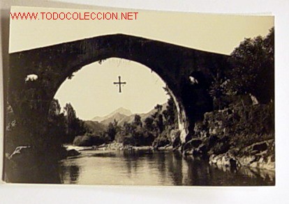 Postales: POSTAL-2. CANGAS DE ONIS.PUENTE ROMANO.No circulada. - Foto 1