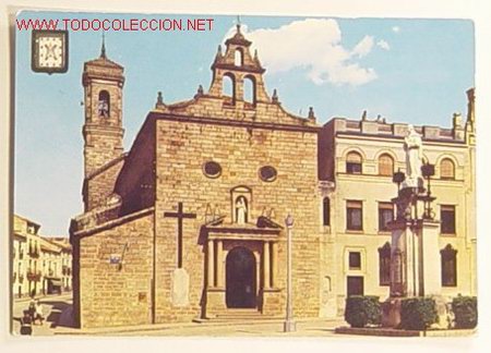 Cartoline: POSTAL-2 LINARES.PARROQUIA DE SA FRANCISCO T MTO. A LA INMACULADA CONCEPCION.Esta escrita.