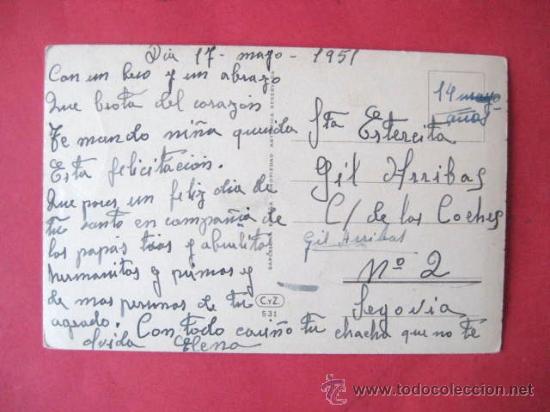 Postales: PRECIOSA. SIN CIRCULAR..1951 . ENVIO GRATIS&iexcl;&iexcl;&iexcl; - Foto 2