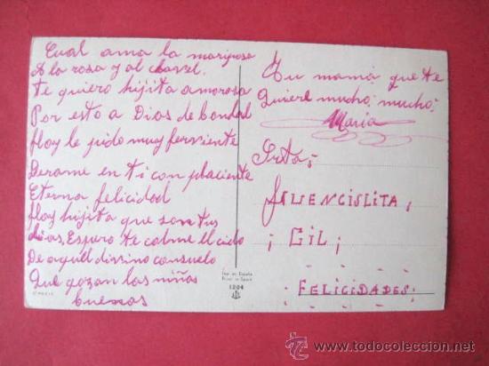 Postales: . PRECIOSA... SIN CIRCULAR.. . ENVIO GRATIS&iexcl;&iexcl;&iexcl; - Foto 2