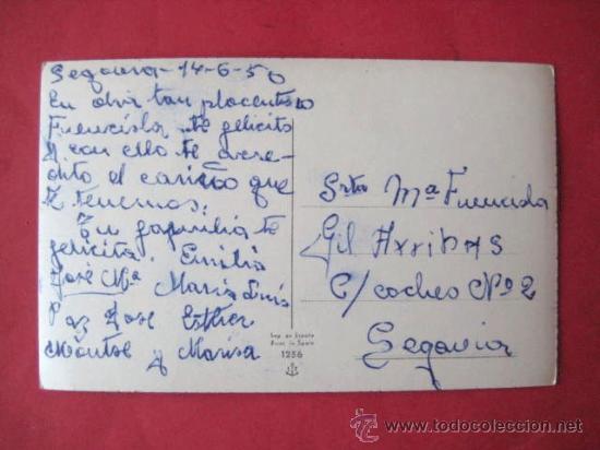 Postales: . PRECIOSA..1950. SIN CIRCULAR.. . ENVIO GRATIS&iexcl;&iexcl;&iexcl; - Foto 2