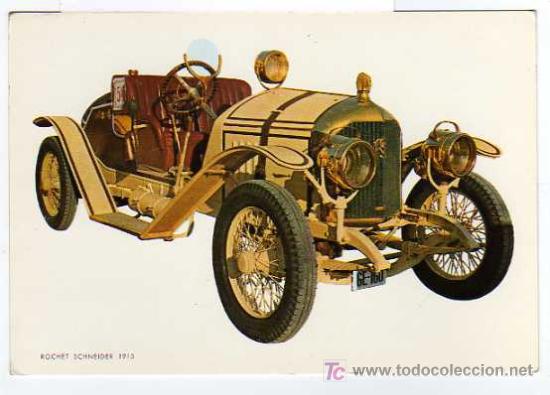 Postais: Postal Autom&oacute;viles: ROCHET SCHNEIDER 1915 - CyZ 7019