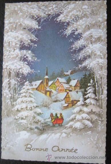 Postkarten: TARJETA POSTAL DE NAVIDAD - BONNE ANNE -. 1963. ENVIO GRATIS&iexcl;&iexcl;&iexcl;