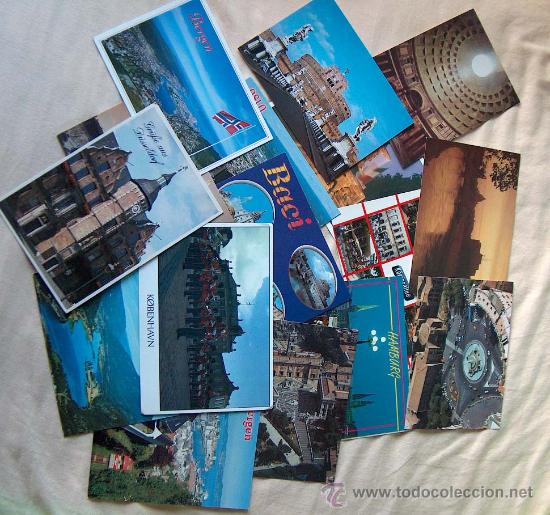 Postais: LOTE DE MAS DE 650 POSTALES MAS O MENOS MITAD MITAD DE ESPA&Ntilde;A Y EXTRANJERO NO USADAS