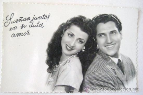 Cartes Postales: PRECIOSA POSTAL. A&Ntilde;OS 50. - SUE&Ntilde;AN JUNTOS EN SU DULCE AMOR - . ENVIO GRATIS&iexcl;&iexcl;&iexcl;