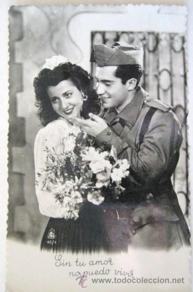 Cartes Postales: PRECIOSA POSTAL. POSGUERRA. SIN TU AMOR NO PUEDO VIVIR. . ENVIO GRATIS&iexcl;&iexcl;&iexcl;