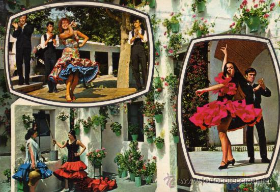 Postales: ESPA&Ntilde;A 1868 VISTAS T&Iacute;PICAS ESCRITA CIRCULADA CON SELLOS SAVIR