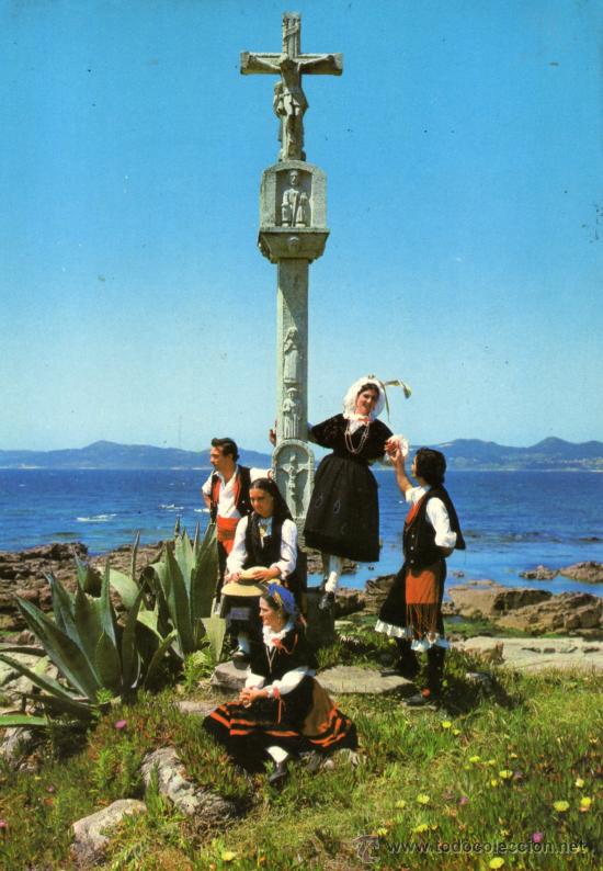 Cartes Postales: GALICIA 3352 POSTALES FAMA ESCRITA CIRCULADA SELLO