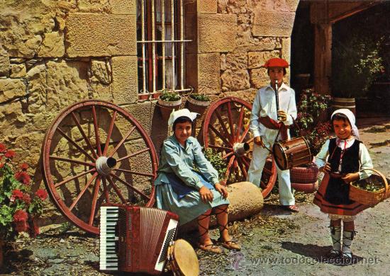 Cartoline: TIPICO VASCO 124 SAN CAYETANO ESCRITA CIRCULADA SELLO