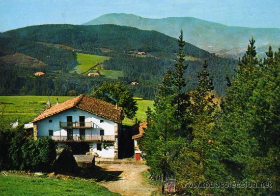 Cartoline: PAISAJE T&Iacute;PICO VASCO N&ordm; 86 SAN CAYETANO ESCRITA CIRCULADA SELLO