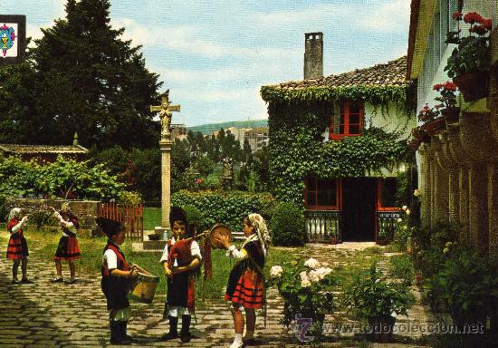 Postkarten: GALICIA N&ordm; 3 FOLIADA DE NENOS DOMINGUEZ NUEVA SIN CRCULAR BAILE DE NI&Ntilde;OS