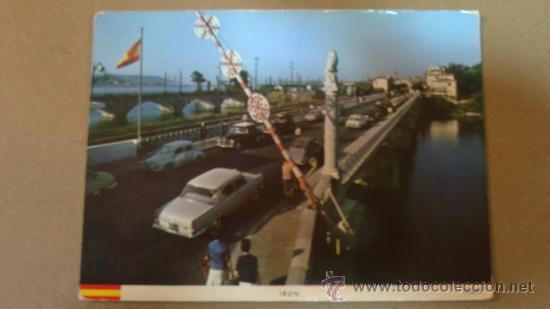 Postales: &IRUN ;PUENTE INTERNACIONAL.A&Ntilde;O.1963./SIN CIRCULAR./ - Foto 1