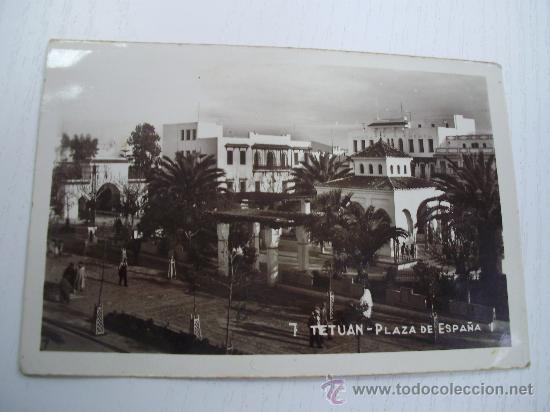 Postais: TETUAN - MARRUECOS ESPA&Ntilde;OL - PLAZA DE ESPA&Ntilde;A - POSTAL TIPO FOTOGRAFICA