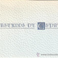 Postales: CASTILLOS DE ESPAÑA. EDICIONES VISTABELLA Y ARRIVAS.1966. PORTADA E INDICE DEL ALBUM.. Lote 38508184