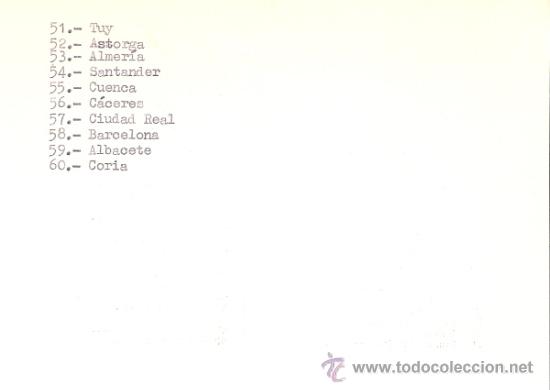 Postales: Catedrales de Espa&ntilde;a. Portada e Indice de la Colecci&oacute;n. - Foto 3