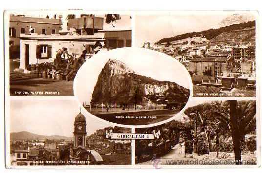 Postales: Gibraltar. Escrita 1951 - Foto 1