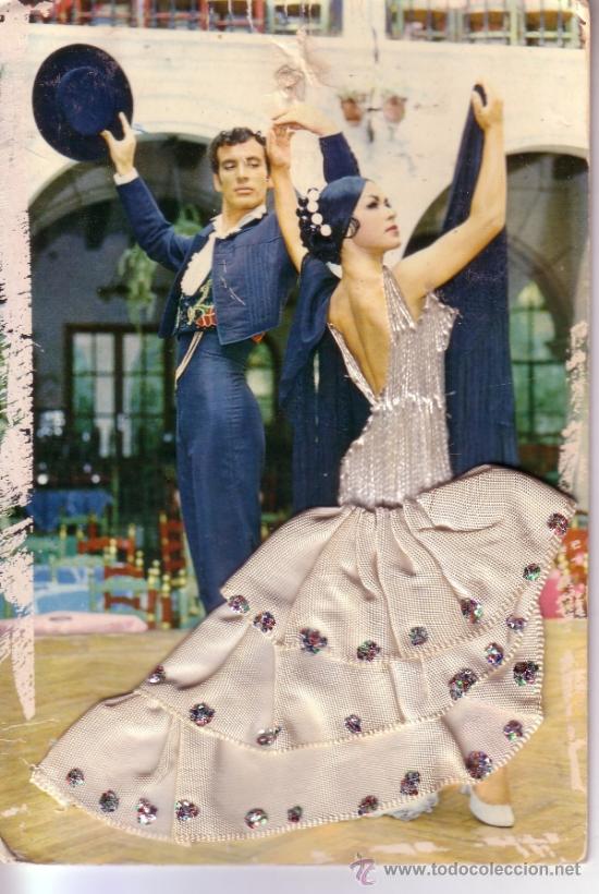 Cartes Postales: POSTAL FOLKLORICA DE ANDALUCIA - TRAJE EN TELA DE LA MUJER