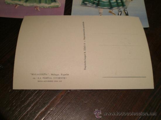 Postales: TRES POSTALES RELIEVE A&Ntilde;OS 50 - IMPECABLES - - Foto 2