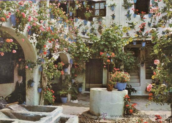 Postales: espa&ntilde;a es diferente - andalucia / patio andaluz - n&ordm; 431 - ed. ro - sin circular - a&ntilde;o 1968 -