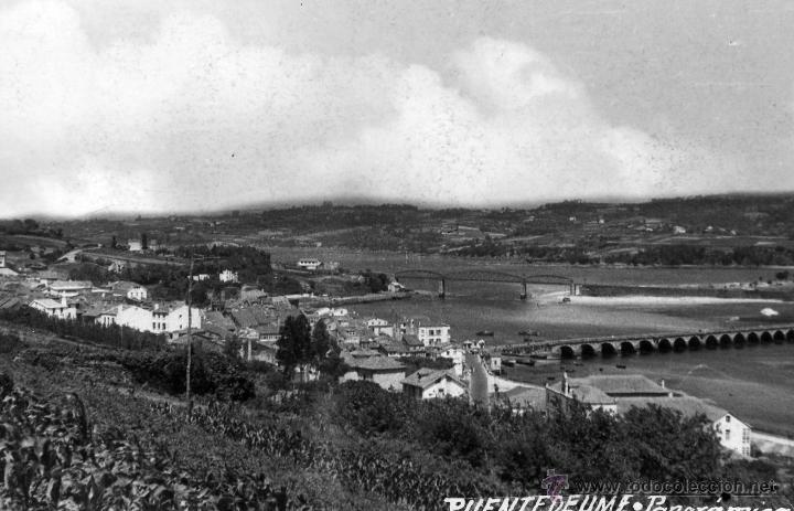 Postales: Puentedeume. sin editorial. Panor&aacute;mica. EBC - Foto 1