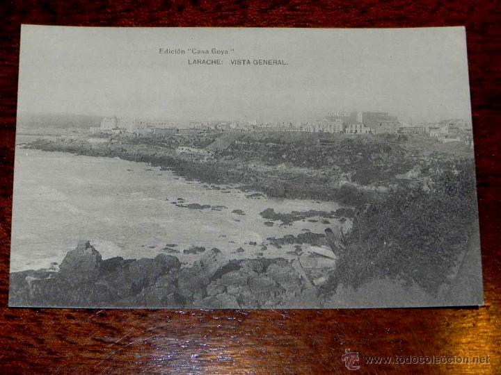 Postales: ANTIGUA POSTAL - PROTECTORADO ESPA&Ntilde;OL EN MARRUECOS - LARACHE - VISTA GENERAL - EDICION CASA GOYA - H