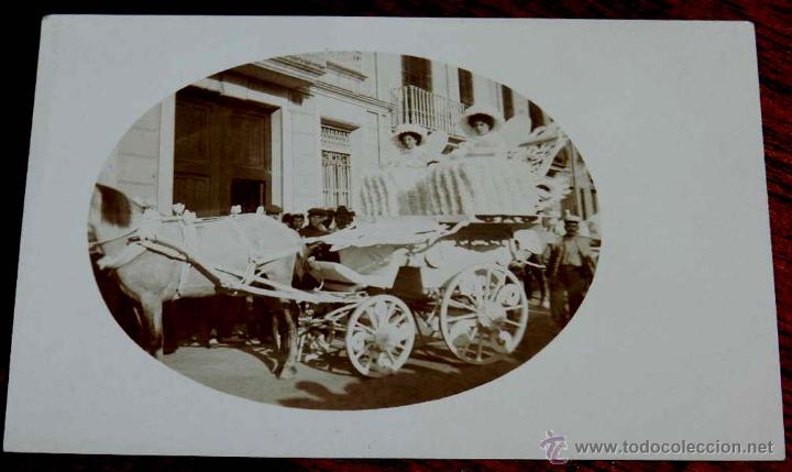 Postcards: ANTIGUA FOTOGRAFIA postal de las fiestas de un sito en Espa&ntilde;a no localizado.