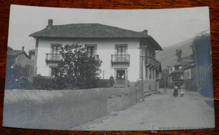 Cartoline: ANTIGUA FOTO POSTAL DE UNA LOCALIDAD AL PARECER EN GALICIA,  LUGAR NO LOCALIZADO, GUILLEMINOT, ESCRI