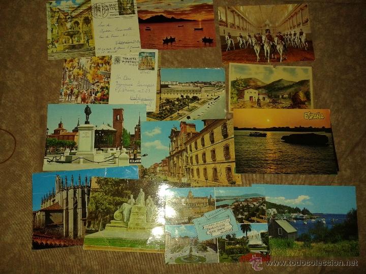 Postales: LOTE 17 POSTALES DE DISTINTAS CIUDADES DE ESPA&Ntilde;A. ALGUNA CIRCULADA. A&Ntilde;OS 80
