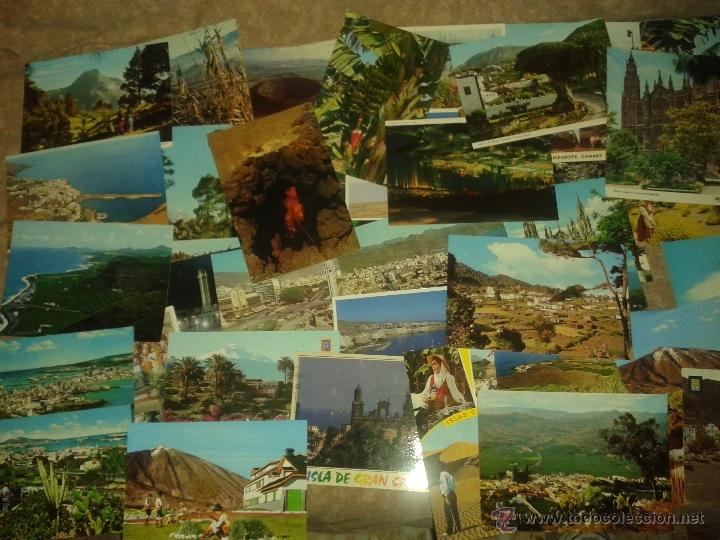Cartes Postales: 39 POSTALES DE LAS ISLAS CANARIAS. A&Ntilde;OS 70-80. ALGUNA CIRCULADA.
