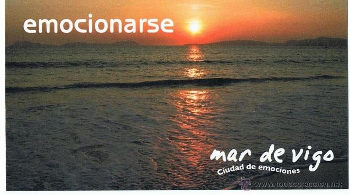 Postales: POSTAL MAR DE VIGO (EMOCIONARSE) SIN CIRCULAR - Foto 1
