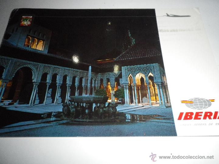 Postales: POSTAL IBERIA  GRANADA, CIRCULADA,  A&Ntilde;OS 60 - Foto 1