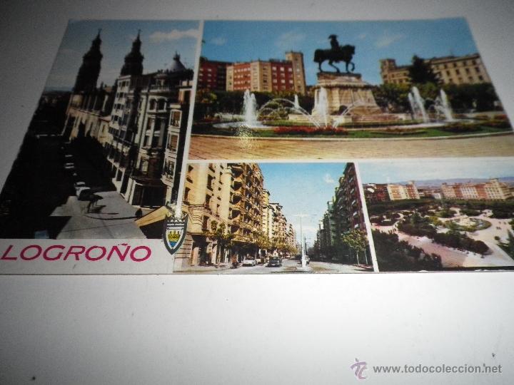 Postales: POSTAL LOGRO&Ntilde;O, CIRCULADA  A&Ntilde;OS 60 - Foto 1
