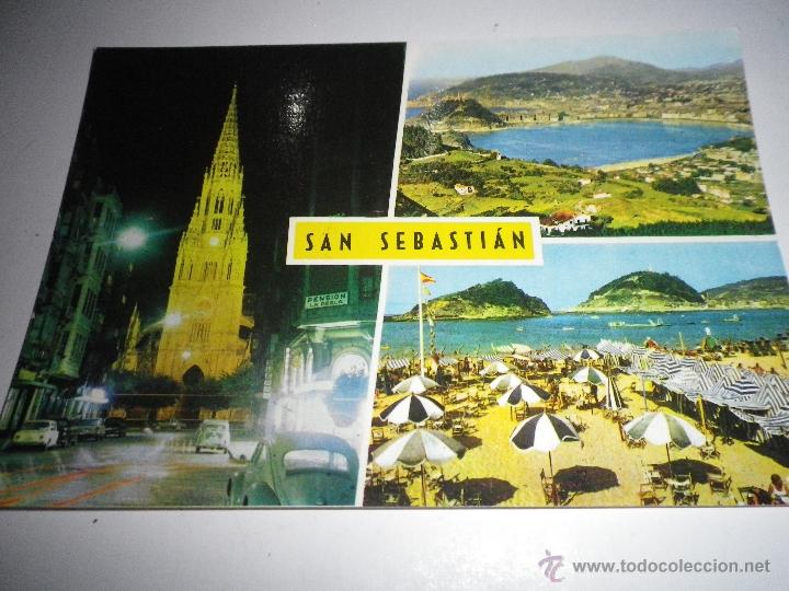 Postais: POSTAL SAN SEBASTIAN , SIN CIRCULAR  A&Ntilde;OS 60