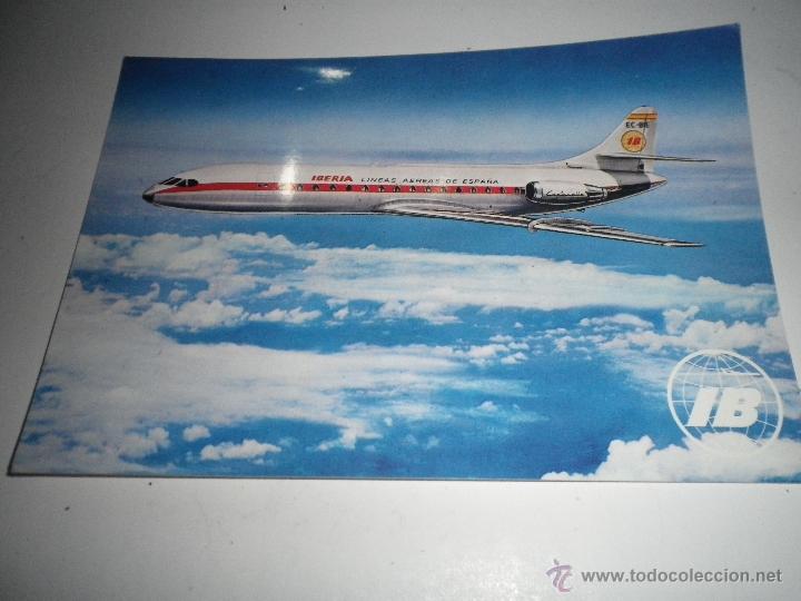 Postais: POSTAL IBERIA  CARAVELLE X-R, SIN CIRCULAR  A&Ntilde;OS 60
